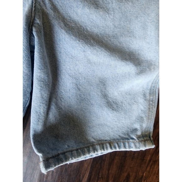 Vintage Guess Jeans Romper Bib Overalls Shorts Blue Denim Shortalls 7 Juniors - Picture 5 of 12